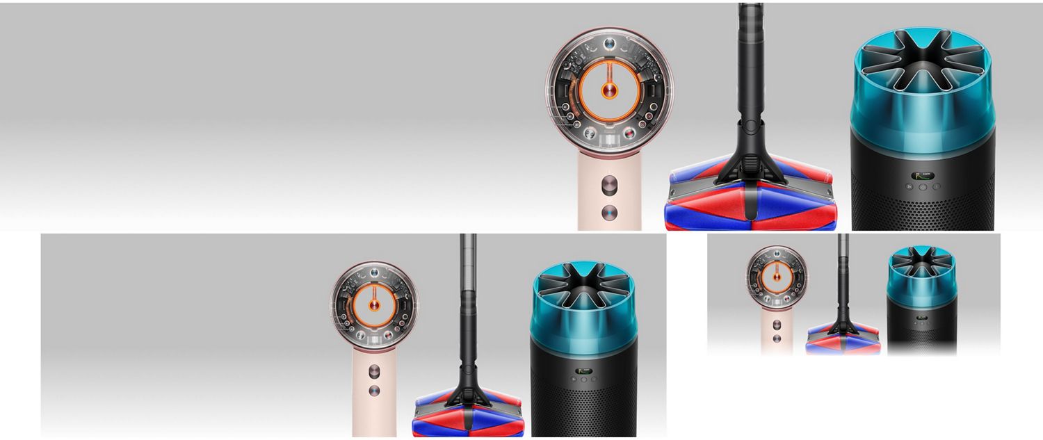 Dysonの掃除機、ヘアケア、空気清浄機